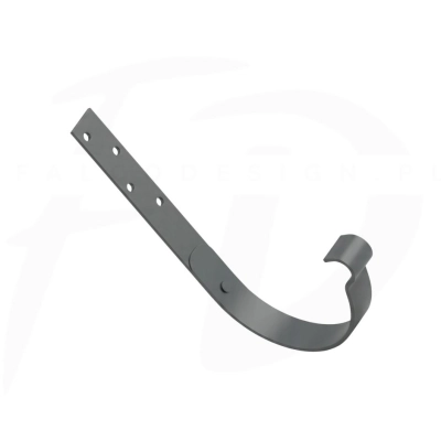 Hak dokrokwiowy stalowy 130 x 240 mm firmy KROP kolor grafitowy